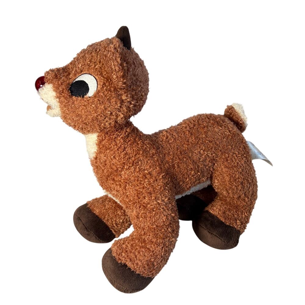 Build A Bear Rudolph red nosed reindeer 14 inch stuffy, plush. BAB. Christmas